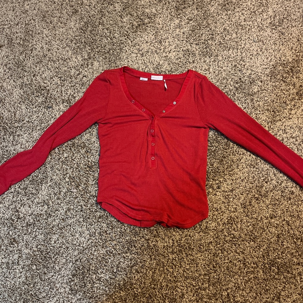 red button down long sleeve from urban outfitters! only worn once!